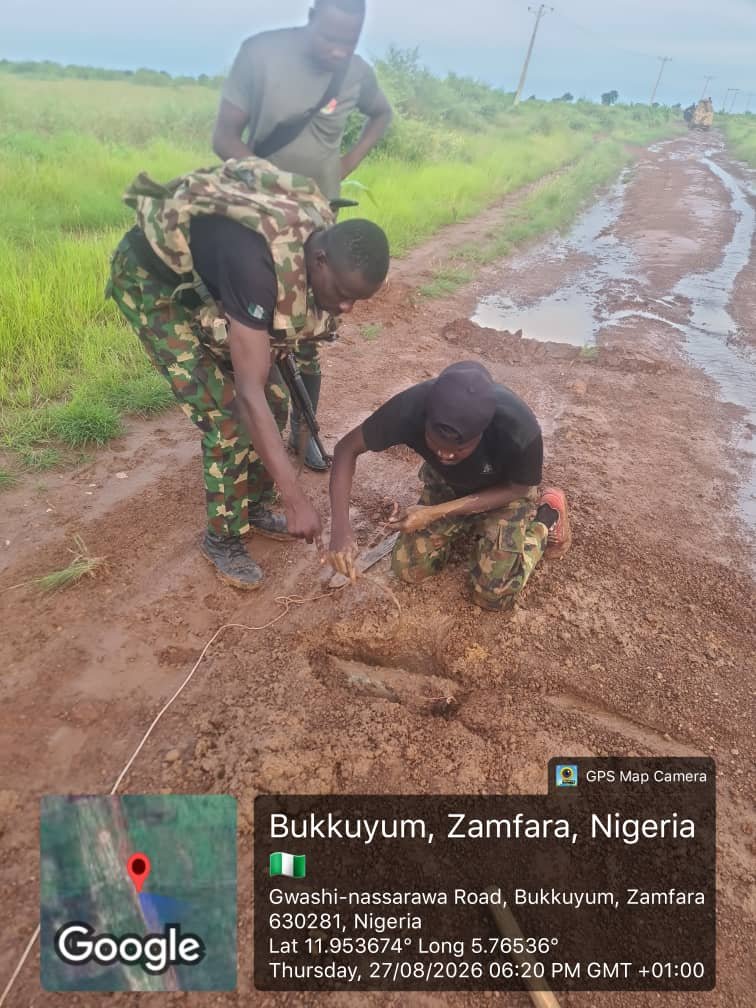 OPFY Troops Dispose Terrorist IED Planted In Zamfara