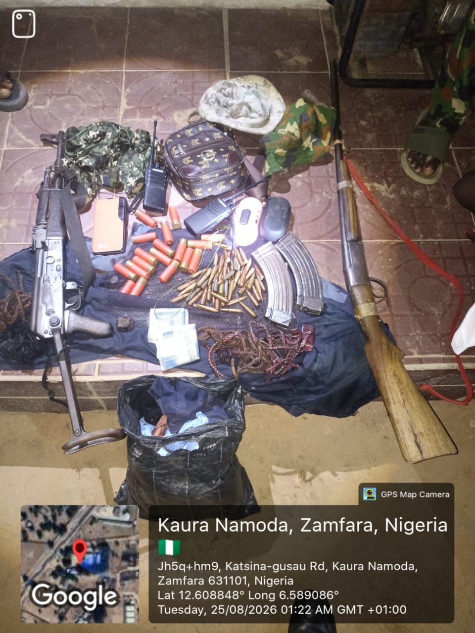 1 Brigade Troops Arrests 2 Suspected Bandits, Recovers Arms In Zamfara