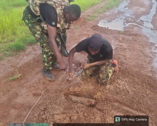 OPFY Troops Dispose Terrorist IED Planted In Zamfara