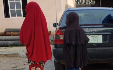 NSCDC Rescue 2 Girls, Parades Human Trafficking Suspect in Zamfara 